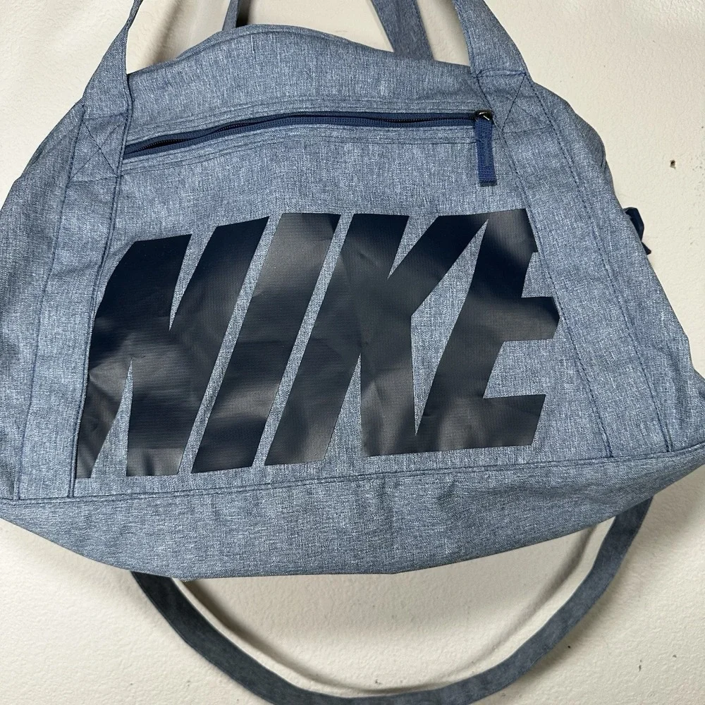 Nike Gym Club Duffel Bag Blue‎  Spell Out Training